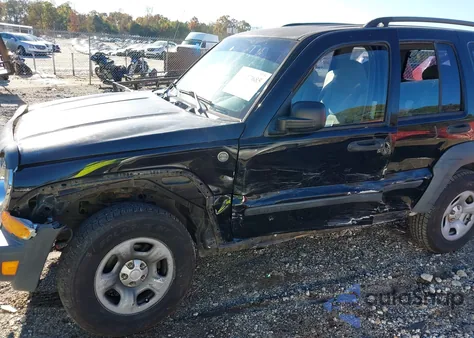 2007 Jeep Liberty Sport из США, поврежденный, VIN 1J4GL48K77W513394